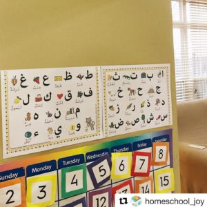 Arabic Alphabet Poster
